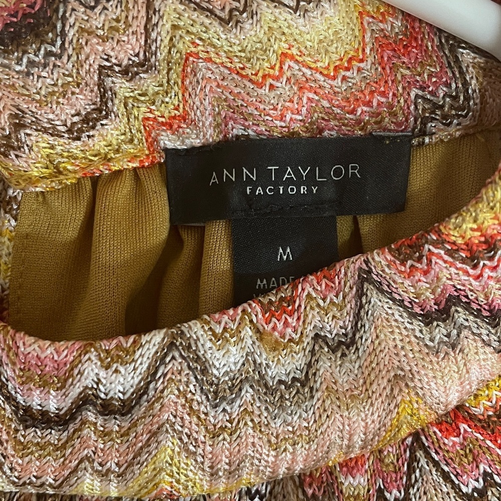 ( NEW ) Ann Taylor Multicolor Sleeveless Dress - Picture 10 of 12